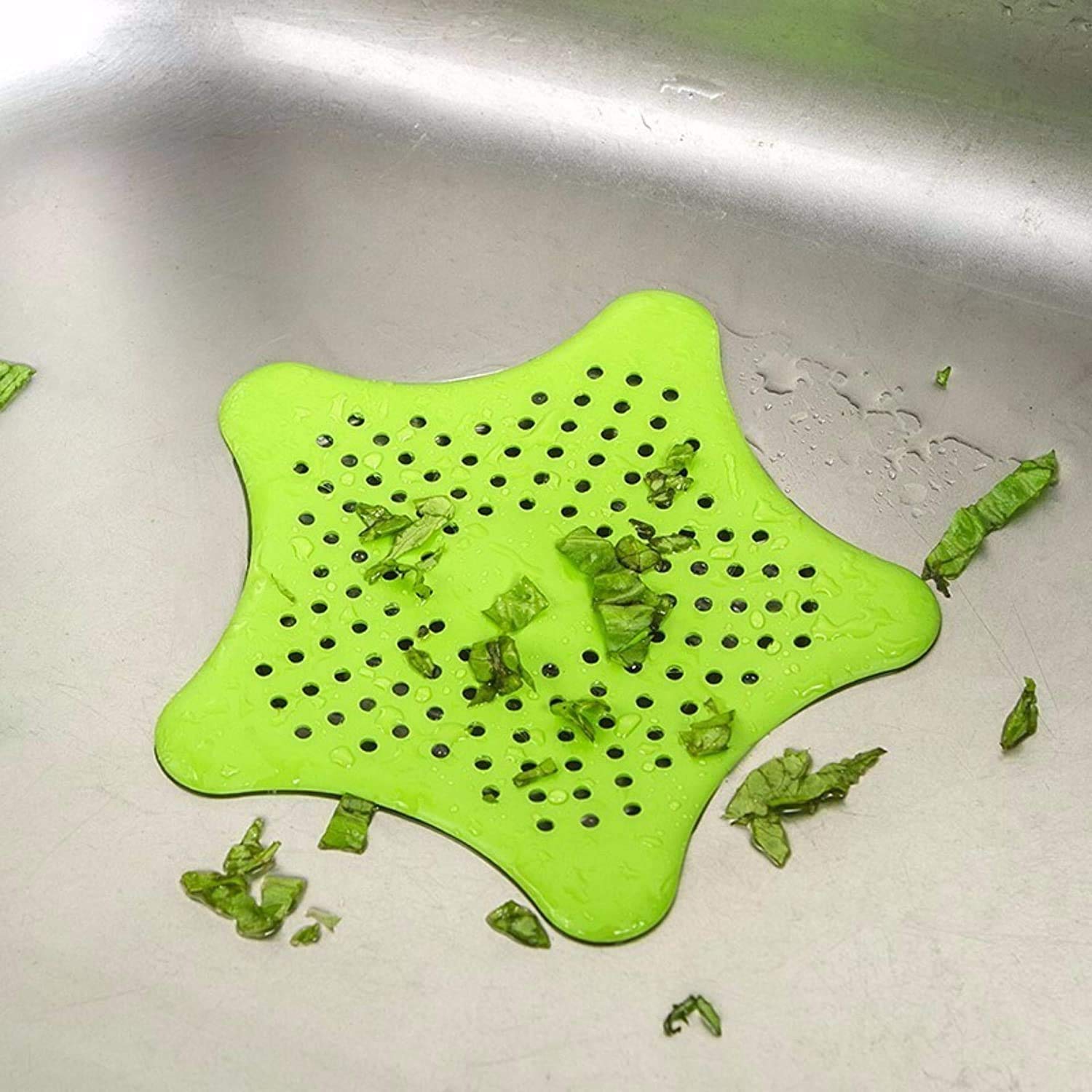 0830 Star Shape Suction Cup Kitchen Bathroom Sink Drain Strainer Hair Stopper Filter, Star Shaped Sink Filter Bathroom Hair Catcher, Drain Strainers Cover Trap Basin(Mix Color 1 Pc) 0830 Star Shape Suction Cup Kitchen Bathroom Sink Drain Strainer Hair Stopper Filter, Star Shaped Sink Filter Bathroom Hair Catcher, Drain Strainers Cover Trap Basin(Mix Color 1 Pc)